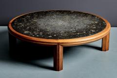 Round Coffee Table with Slate Top - 4613742