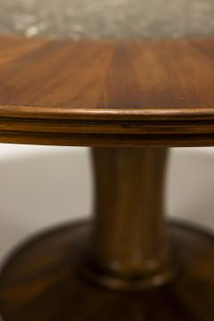 Round Dining Table In Mahogany And Terrazzo Italy 1950s - 3410261