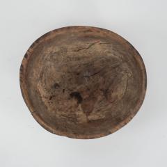 Round Hand Carved Swedish Rootwood Bowl - 3137822