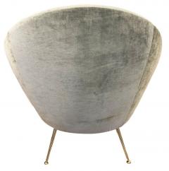 Round Italian Mid Century Lounge Chair - 840510