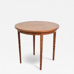 Round Karelian Birch Table Russia or Sweden circa 1900 - 3292028