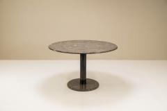 Round Marble Dining Table Italy 1970s - 2945240
