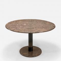 Round Marble Dining Table Italy 1970s - 2951808