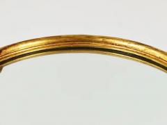 Round Midcentury Gilt Wood Wall Mirror C Allodi G Subelli Italy 1950s - 4063018
