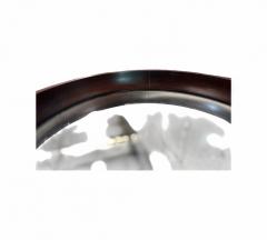 Round Mirror in Hardwood by Sergio Rodrigues c 1960s - 4336972