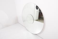 Round Mirror with New LED Lights 1970s - 2347391