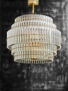 Round Multi Layers Glass Chandelier - 4730705