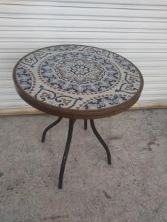 Round Patio Tile Top Pedestal Table by Stylewell - 3820746