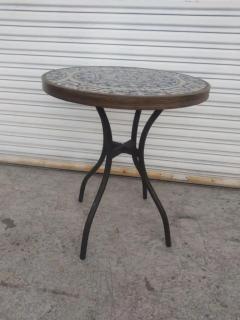 Round Patio Tile Top Pedestal Table by Stylewell - 3820748