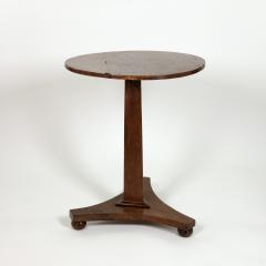 Round Pedestal Table with Thuya Burl Top on Elm Column Base English Circa 1810 - 3676499