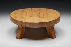 Round Rural Coffee Table 1950s - 2696100