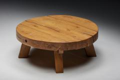 Round Rural Coffee Table 1950s - 2696103