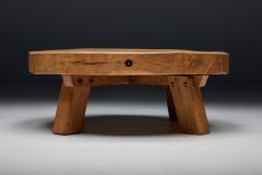 Round Rural Coffee Table 1950s - 2696104