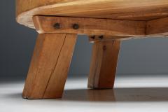 Round Rural Coffee Table 1950s - 2696107