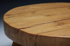Round Rural Coffee Table 1950s - 2696108