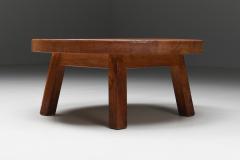 Round Rustic Wabi Sabi Coffee Table 1950s - 2478849
