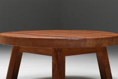 Round Rustic Wabi Sabi Coffee Table 1950s - 2478850