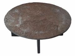 Round Slate Coffee Table - 1230733