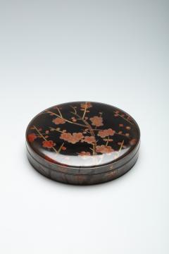 Round Writing Box with Prunus Blossoms T 4200  - 2637494