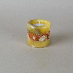 Round based Onyx Candle Holder with band - 2281772