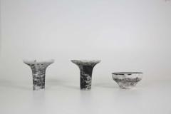 Roxane Lahidji Pair of Marbled Salts Gueridons by Roxane Lahidji - 1308573