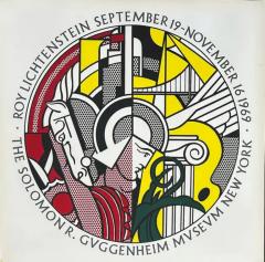 Roy Lichtenstein 1969 Roy Lichtenstein Guggenheim Museum Exhibition Poster Framed - 4097040