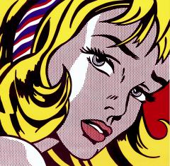 Roy Lichtenstein Girl with Hair Ribbon - 240607