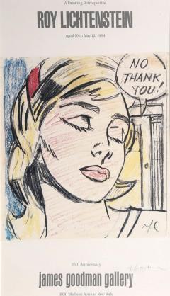Roy Lichtenstein No Thank You James Goodman Gallery - 3137763