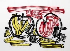 Roy Lichtenstein Red Apple and Yellow Apple from Seven Apple Woodcuts Series - 197157