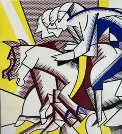 Roy Lichtenstein Roy Lichtenstein 1984 Los Angeles Olympic Games Poster The Red Horseman  - 4097085