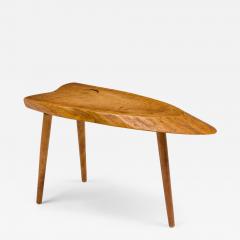 Roy Sheldon Roy Sheldon American Mid Century Tripod Free Edge Cocktail Table - 4279185
