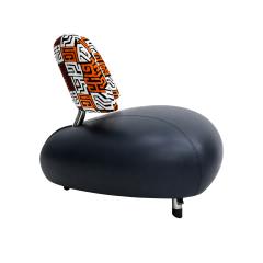 Roy de Scheemaker Postmodern Scheemaker Pallone For Ledoux Leather And Fabric Dutch Armchairs 1989 - 4646786