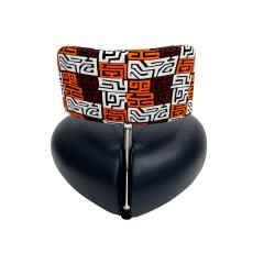 Roy de Scheemaker Postmodern Scheemaker Pallone For Ledoux Leather And Fabric Dutch Armchairs 1989 - 4646791