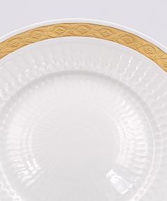 Royal Copenhagen Dessert or Salad Plates Denmark circa 1900 Set of 8 - 2224072