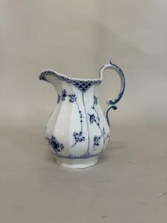 Royal Copenhagen of Denmark Blue Lace Fluted Pitcher - 4670984