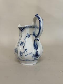 Royal Copenhagen of Denmark Blue Lace Fluted Pitcher - 4670985
