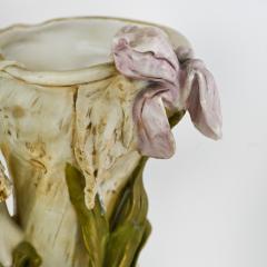 Royal DUX BOHEMIA Royal Dux Bohemia Water Lily Nymph Art Nouveau Vase - 4320713