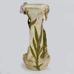 Royal DUX BOHEMIA Royal Dux Bohemia Water Lily Nymph Art Nouveau Vase - 4320716