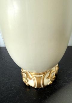 Royal Worcester Large Porcelain Moon Vase Charles Henry Clifford Baldwyn for Royal Worcester - 4637736