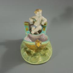 Royal Worcester Majolica Putti in Gondola Dish - 2604301