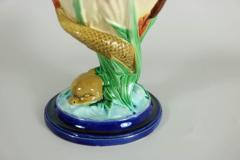 Royal Worcester Royal Worcester Majolica Dolphin Posy Holder - 1993072