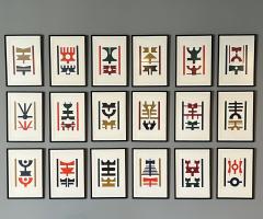 Rubem Valentim Rubem Valentim Eighteen Poetic Logos 1974 - 4494186