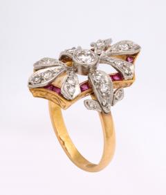 Ruby and Diamond Gold Ring - 1014840