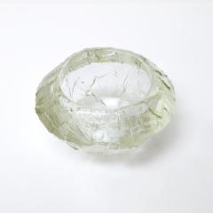 Ruda Glasbruk SCANDINAVIAN MODERN SWEDISH MID CENTURY CLEAR GLASS BOWL BY RUDA  - 2426667