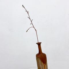Rude Osolnik Sculptural Studio Vase Wood Weed Pot Organic Modern Rustic design 1970s - 1984164