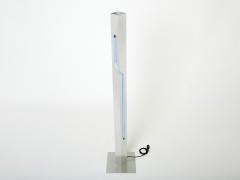 Rudi Stern Blue Neon steel Floor Lamp by Rudi Stern and Dan Chelsea for Kovacs 1983 - 2976889
