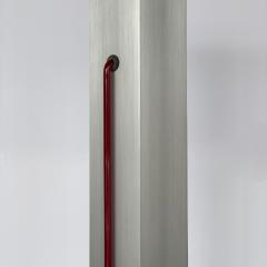 Rudi Stern Rare Red Neon and Aluminum Floor Lamp by Rudi Stern and Don Chelsea for Kovacs - 910028