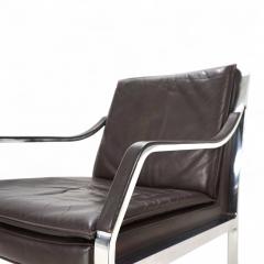 Rudolf Bernd Glatzel Knoll Art Collection leather lounge chair by Rudolf B Glatzel 1970 - 4741636