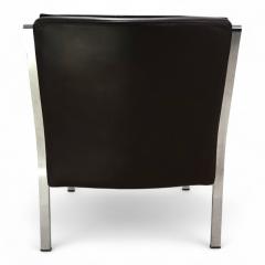 Rudolf Bernd Glatzel Knoll Art Collection leather lounge chair by Rudolf B Glatzel 1970 - 4741640