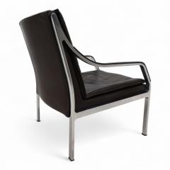Rudolf Bernd Glatzel Knoll Art Collection leather lounge chair by Rudolf B Glatzel 1970 - 4741641